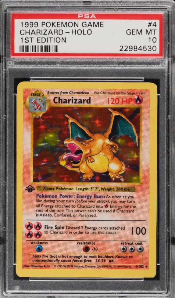 1999 1st Edition Charizard #4