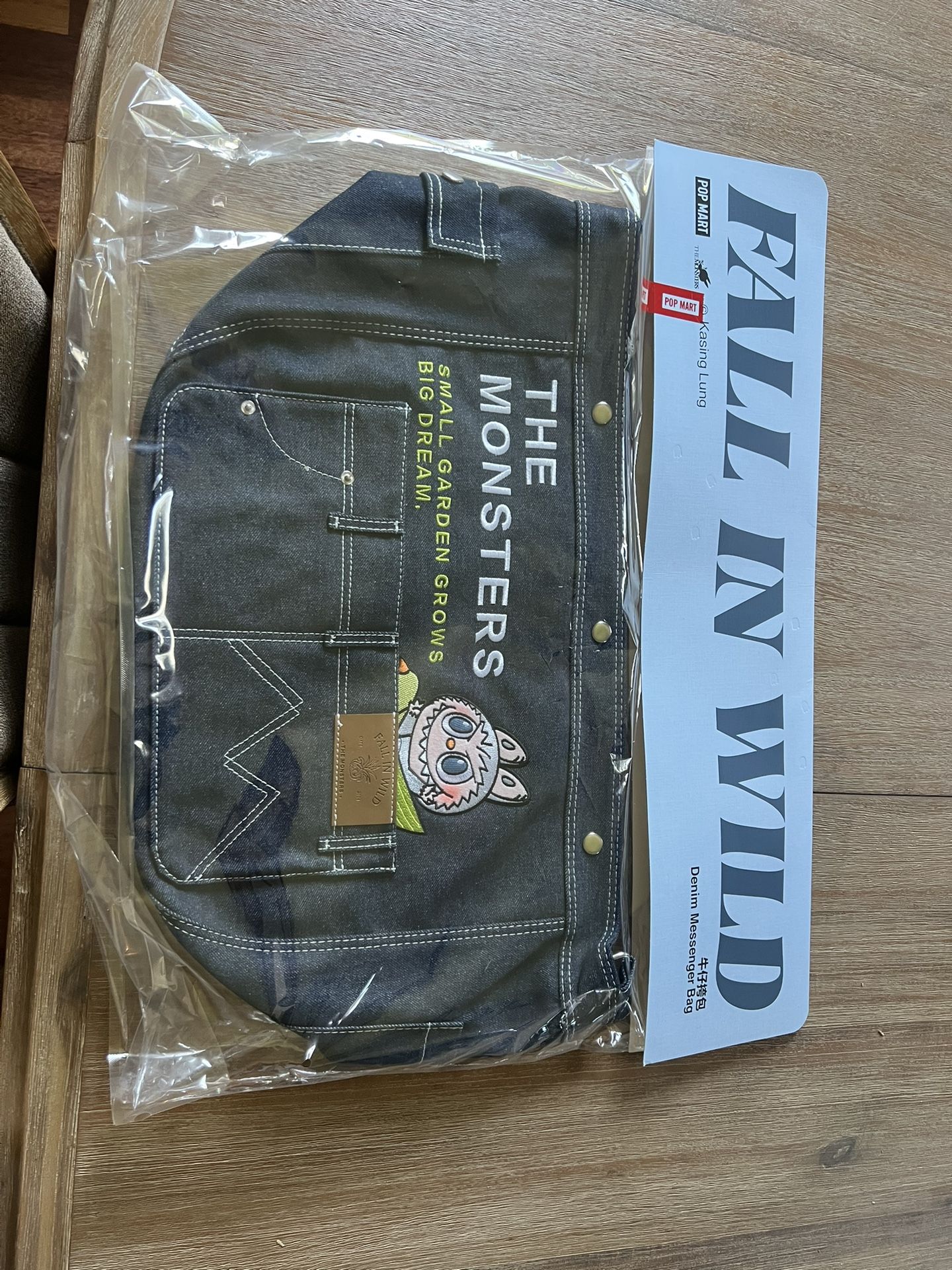 Labubu Denim Messenger Bag