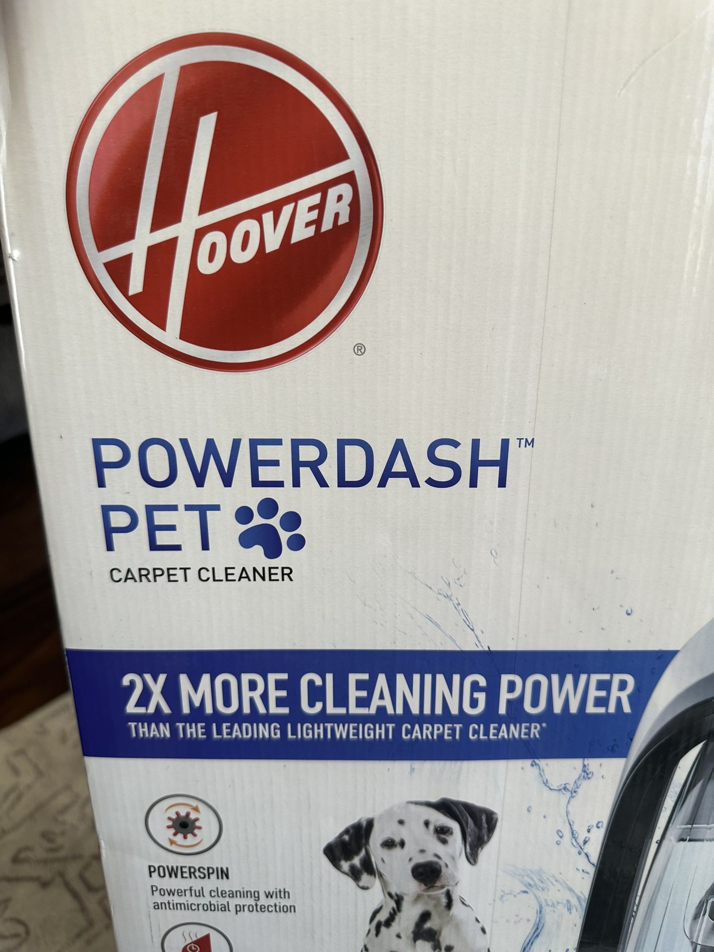 Hoover Power dash – Pet Carpet Cleaner Lighty Used