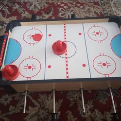 Reversible Tabletop Air Hockey and Foosball