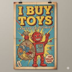 I buy toys!