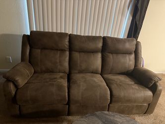 Brown Reclining Living Room Set