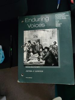 Enduring Voices Vol1 3rd Edition History Book. 