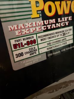 Tractor battery 300 cca