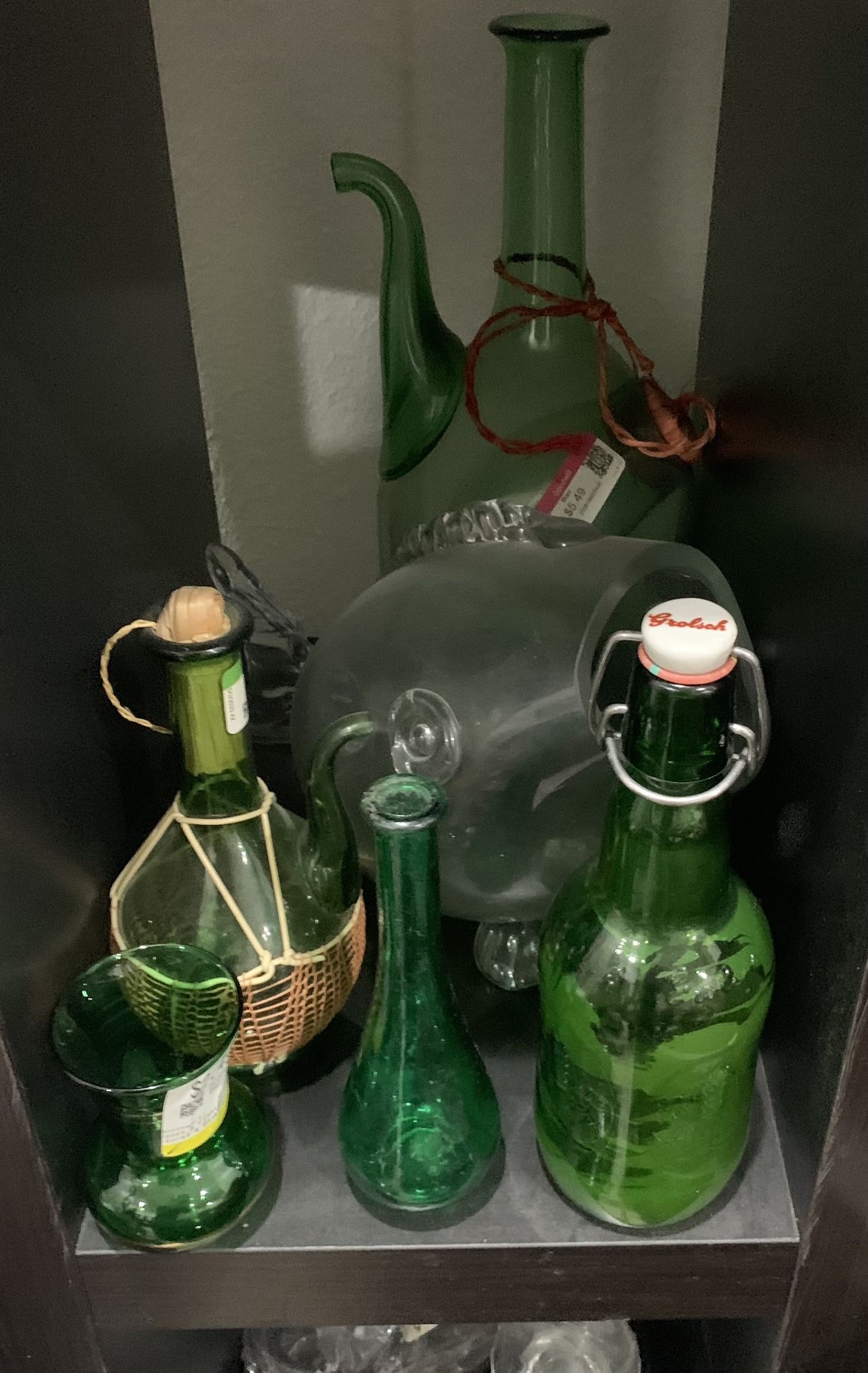 Vintage Green Glass Collection All 40 Doll