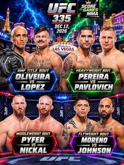 UFC 335 - Las Vegas December 12,2026 tickets