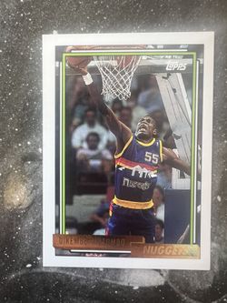 1992 Topps Basketball Card Dikembe Mutombo Rookie