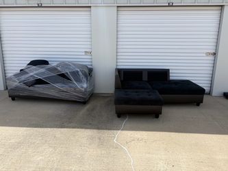 Blue sectional couch