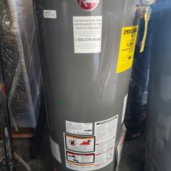 New Water Heater Rheem Performance Platinum Gas 40-gallon 