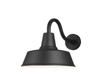 Black Outdoor Wall Lights-Set Of 2