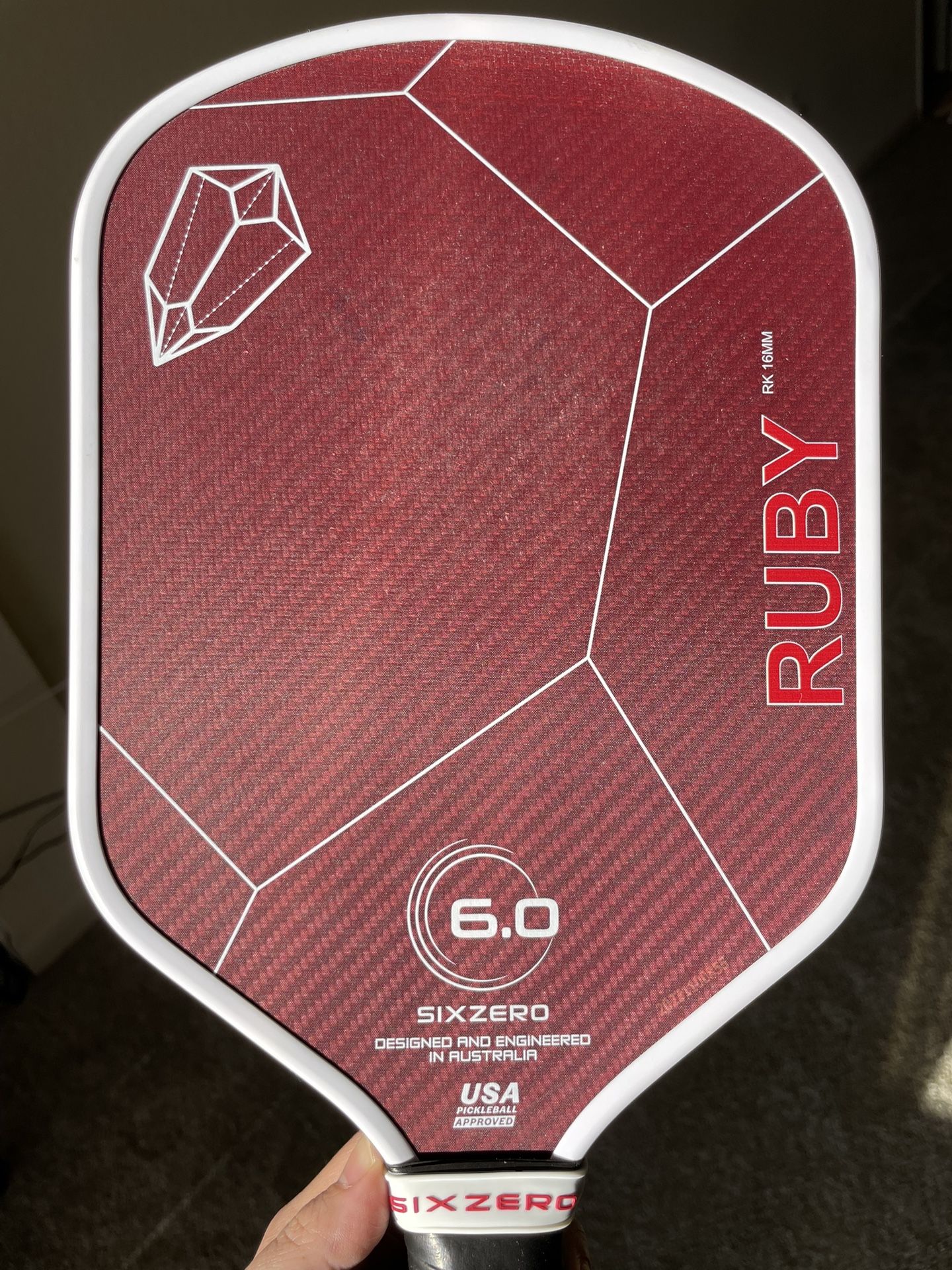 Six Zero Ruby Pickleball Paddle