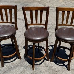 Bar Counter stools- 3pc 