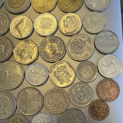 Huge Lot Of Foreign Coins 45 Different Coins 🪙 Up For Grabs 