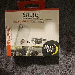 Nite Ize Steelie Original Vent Kit, a magnetic phone mount designed for car vents.