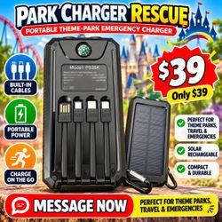 Park Charger Rescue Portable Solar Power Bank PS35K
