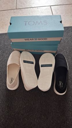 TOMS Slip-On Shoes – 2 Pairs