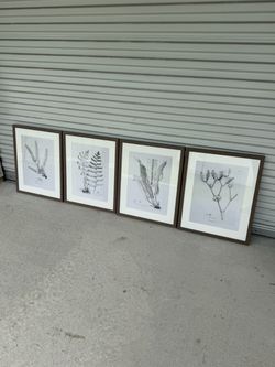 Set of 4 Decor pictures - Model home decor
