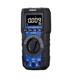 Kobalt LCD Display Tester Kit Multimeter 10 Amp 600-Volt