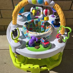 ExerSaucer Triple Fun+ World Explorer Bouncing Activity Saucer