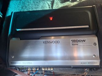 AMPLIFICADOR AMPLIFIER KENWOOD 1800 WATTS MONO BLOCK GOOD CONDICIÓN ABLO ESPAÑOL