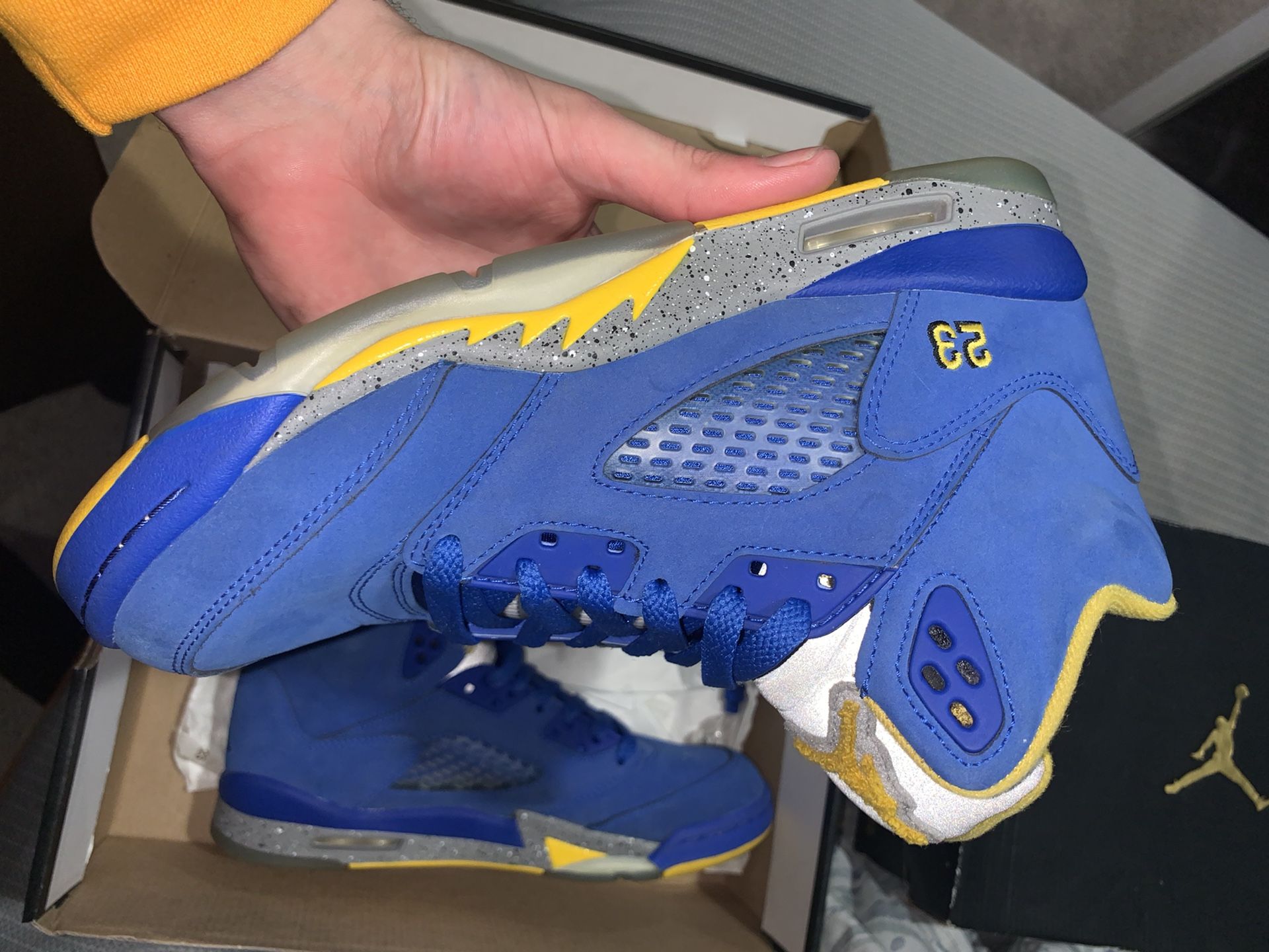 Jordan 5 Laney Size 7y