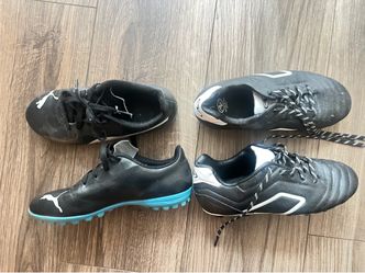 Both Puma Soccer Shoes For Kids Size 1