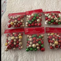 SUX BAGS ASSORTED TINY CHRISTMAS BALLS