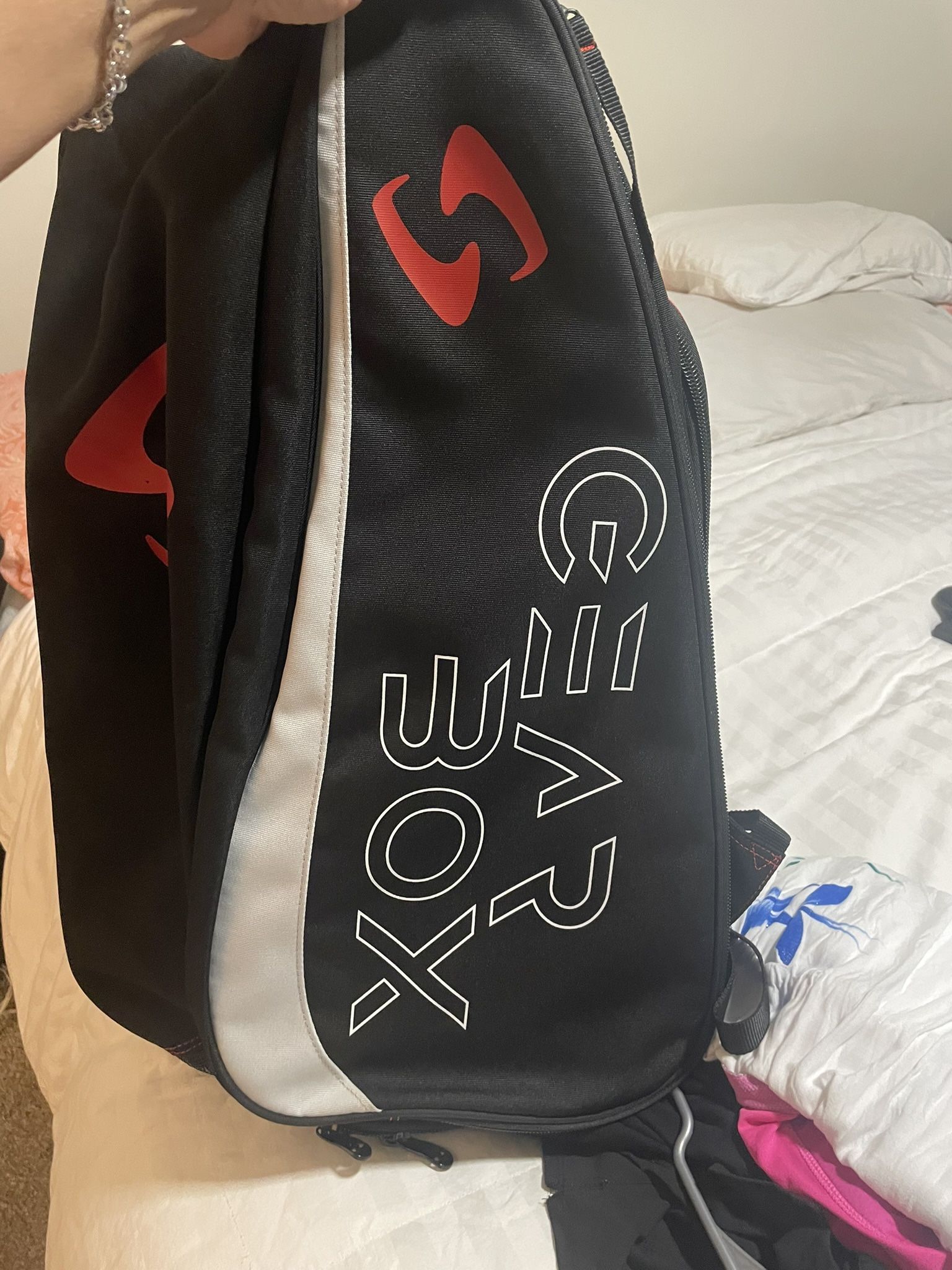 GEARBOX Raquetball Club Bag, Red