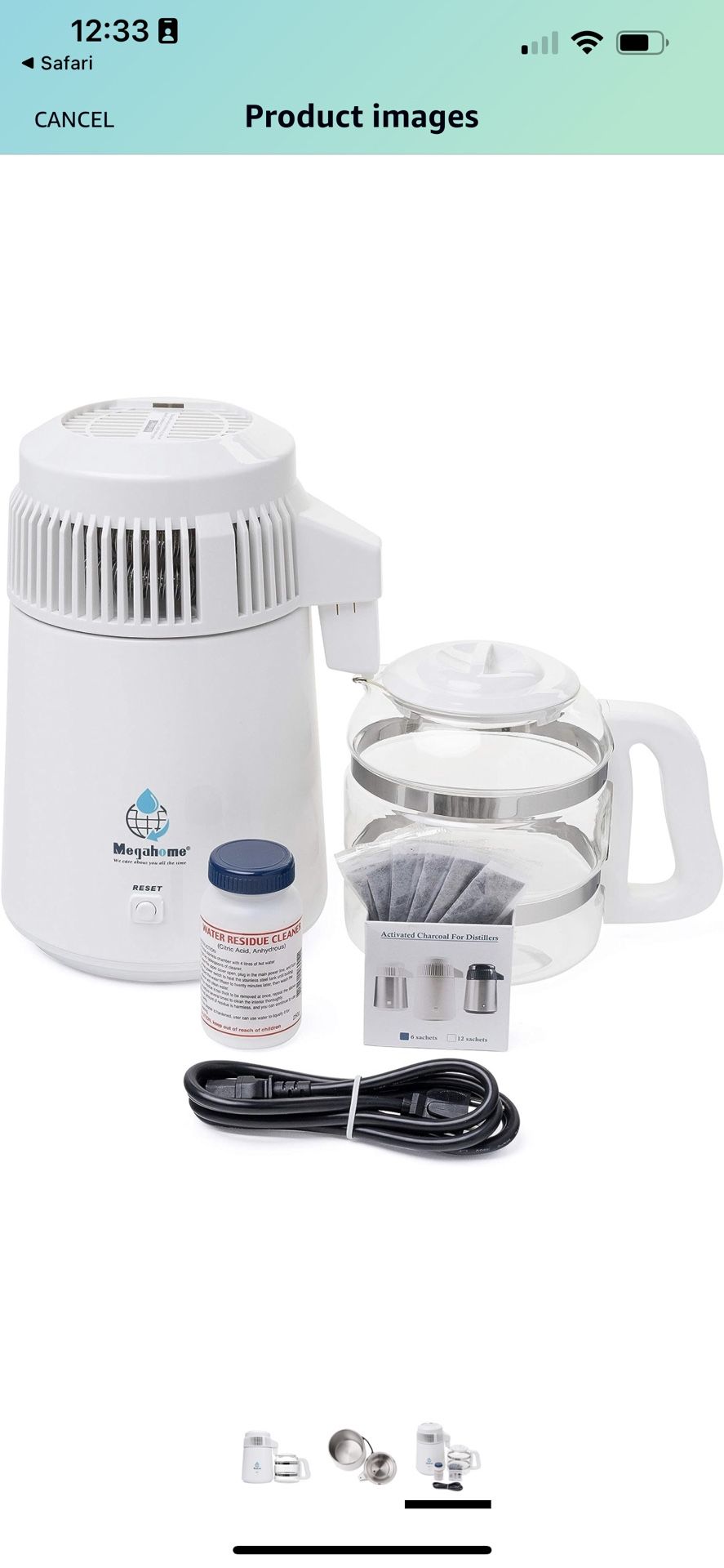 Megahome Water distiller