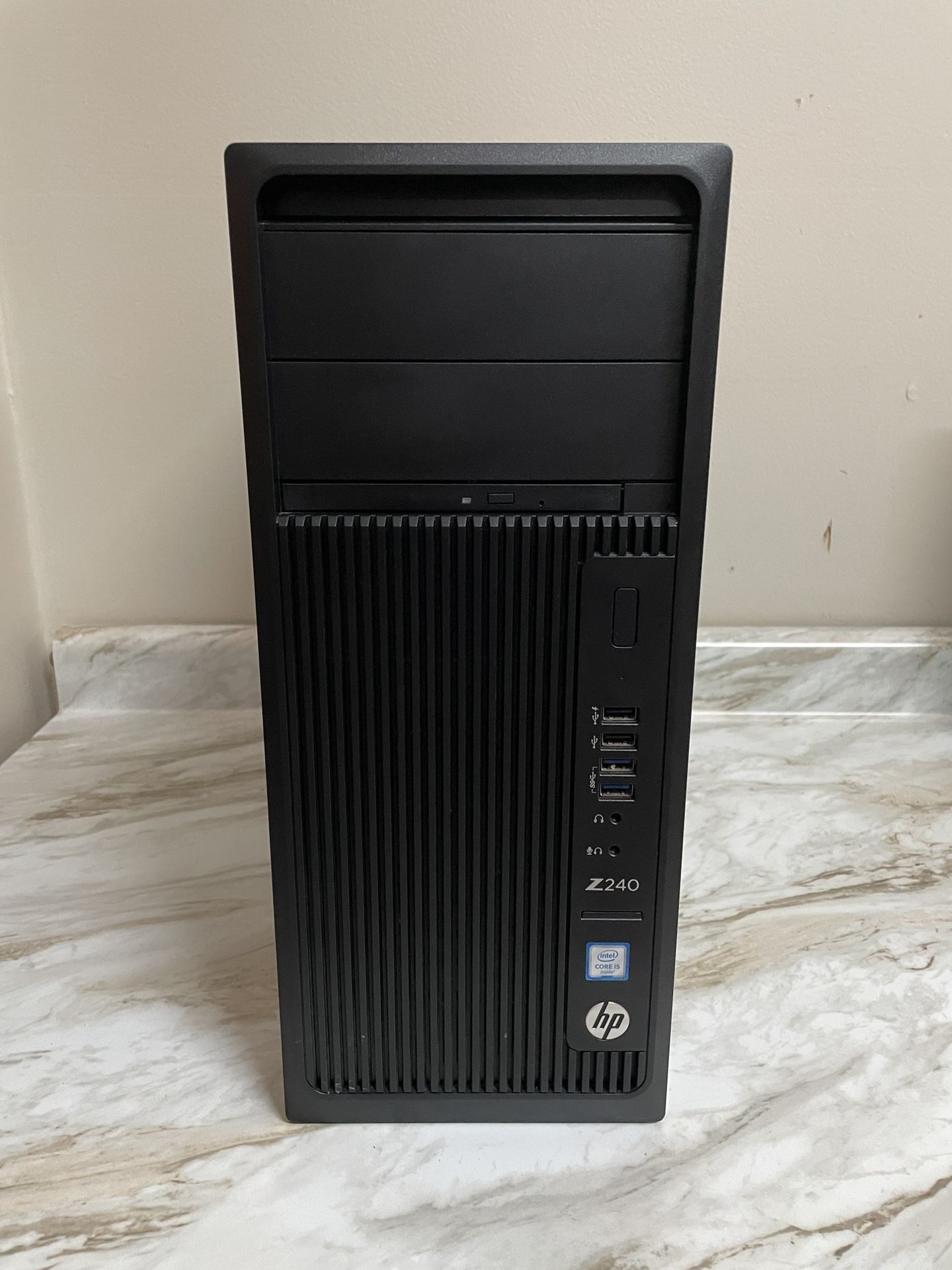HP Z240 - WS Desktop Computer PC Core i5 16GB 512GB NVME SSD + 1TB HDD Quadro NVS510 W11 Pro
