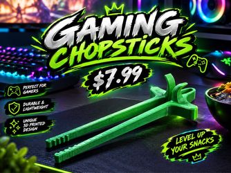 3D printed gaming chopsticks
