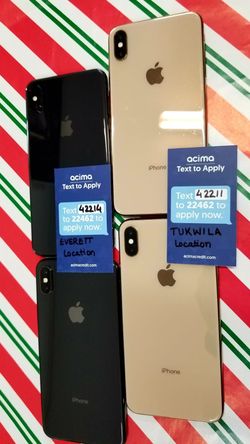 *SALE*Apple IPhone XS Max 64gb Unlocked. Pay  In Payments With No Credit Check, Lowest Wholesale Prices. 3 months Warranty 