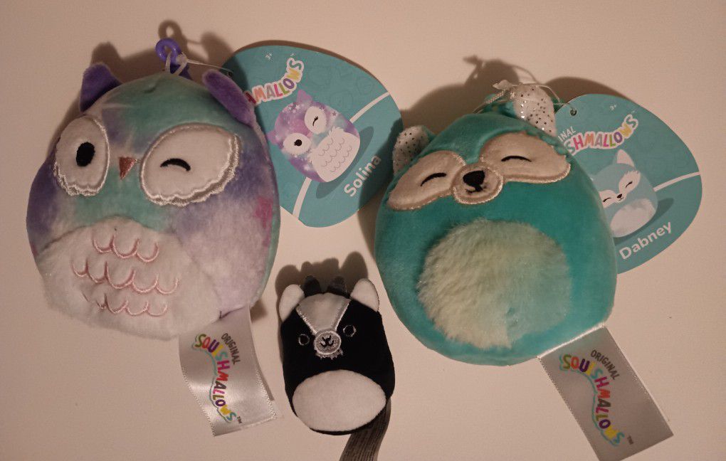 Offical Squishmallow Clips+Squishville