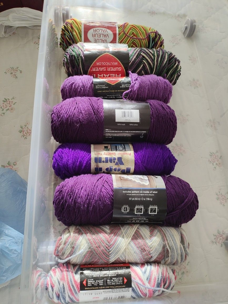 Yarn Destash. Tote Not Included. 