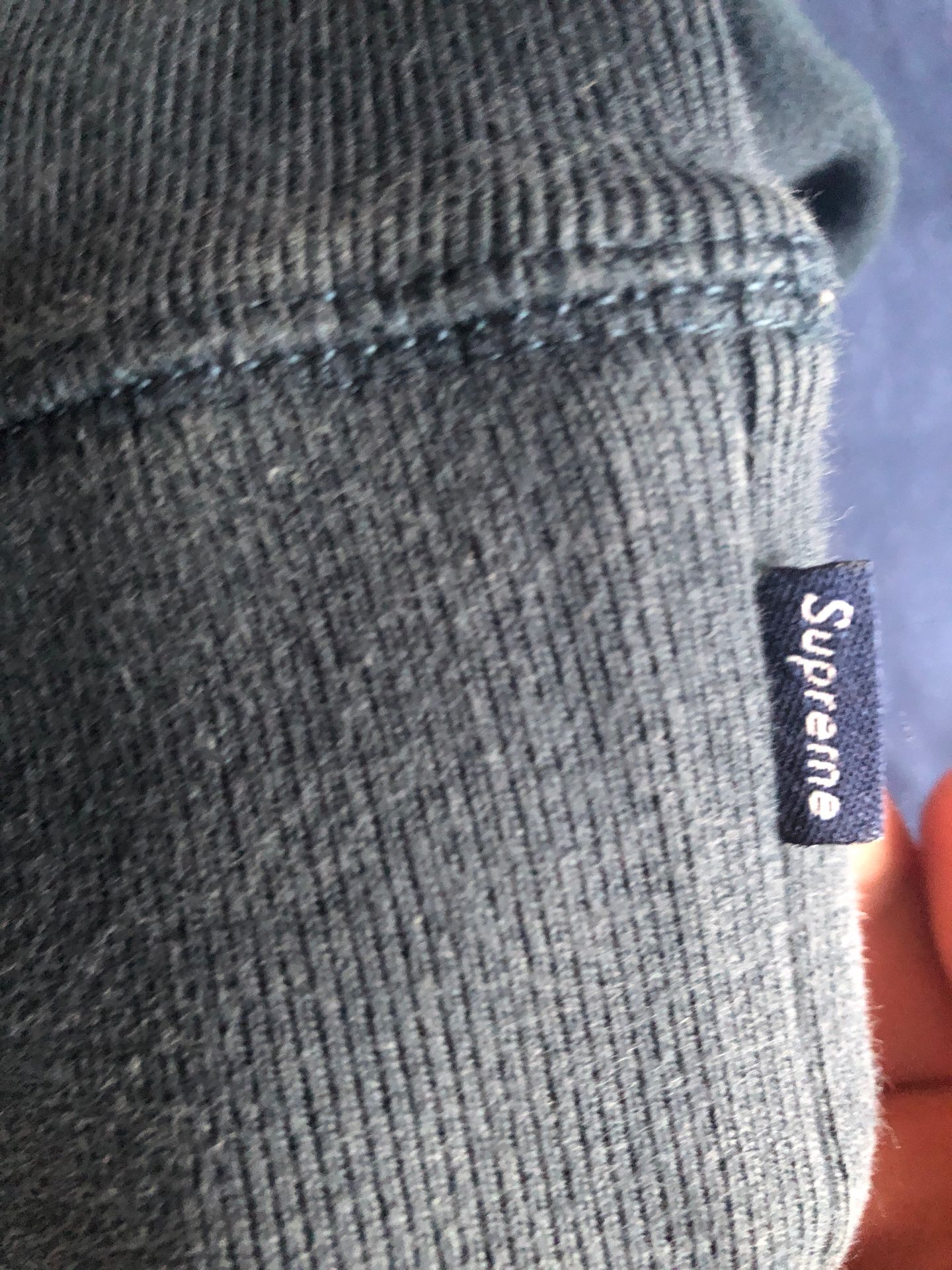 Supreme Box Logo Hoodie FW16 Navy Large