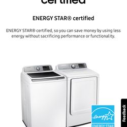 Samsung Washer & Dryer