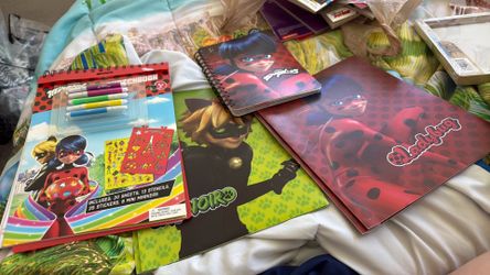 Miraculous Ladybug Back to School Set (2 Folders & notebook & sketchbook