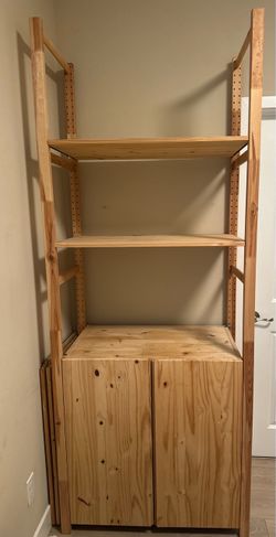 IKEA Ivar Shelves with cabinet