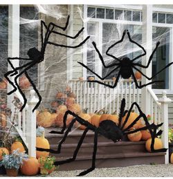 Halloween Spider Decorations 3 Pack Realistic Scary Giant