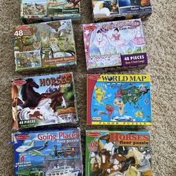 Melissa & Doug Puzzles Each 5$