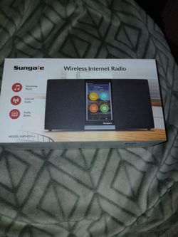 Sungale wireless internet radio-touch screen