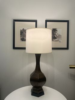 Tall Vintage Thai Brass Table Lamp | Boho Decor | Asian | FREE Delivery