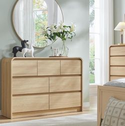 Wood dresser/light brown