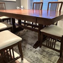 Dining Set 6 Chairs Wood