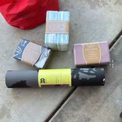 Yoga Mat With Blocks 