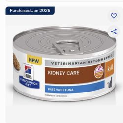 Hill’s k/d Kidney Care Wet Cat Food – Tuna Pâté – 19 Cans (5.5 oz)