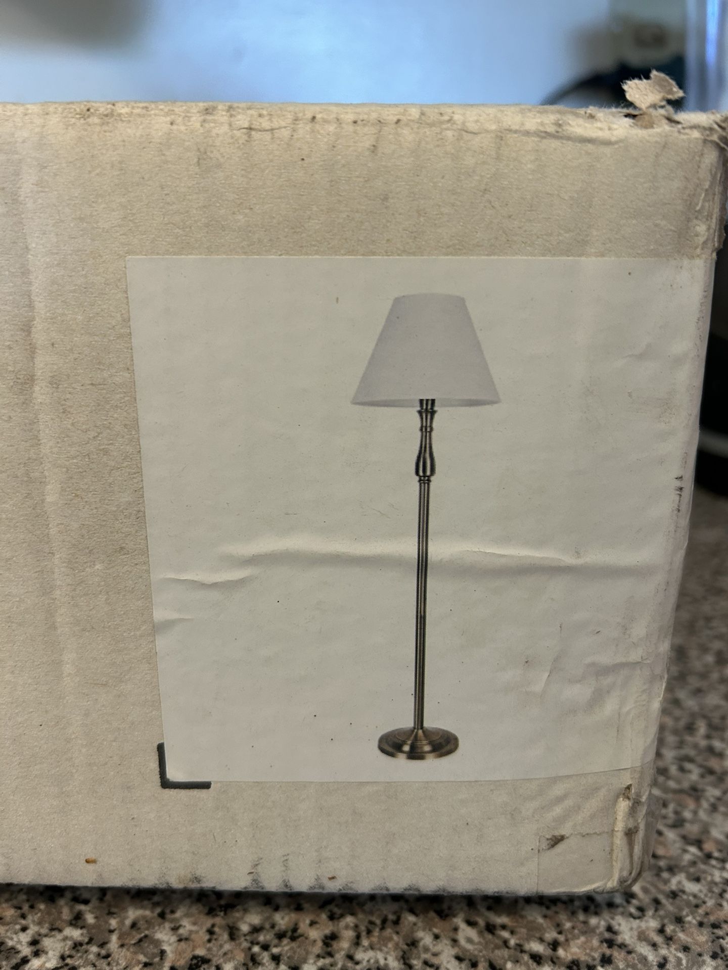 Antique Brass Floor Lamp