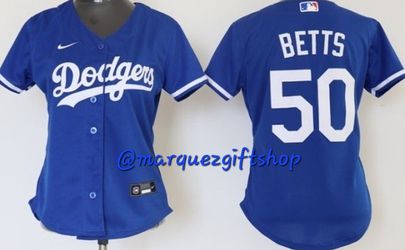 Dodgers women Jersey Size: L Mookie Betts for Sale in Ontario, CA