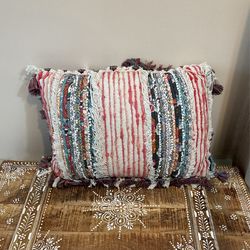 Cotton Pillow  20”X 12”