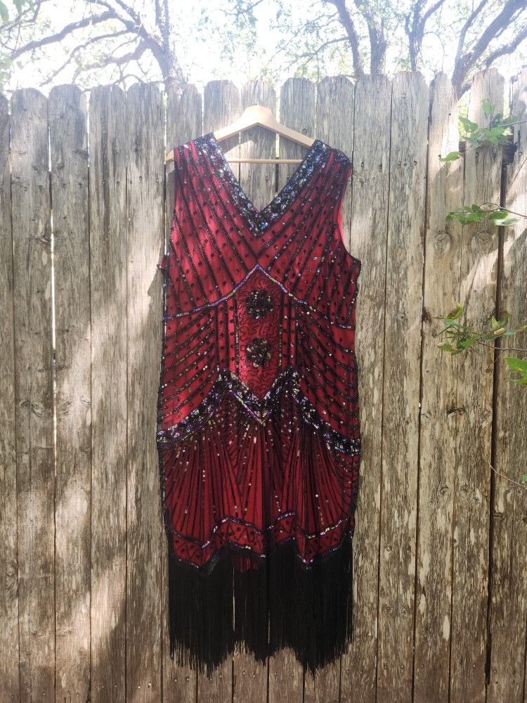 Babeyond Cocktail Party Plus Size Vintage 1920s Style Dress